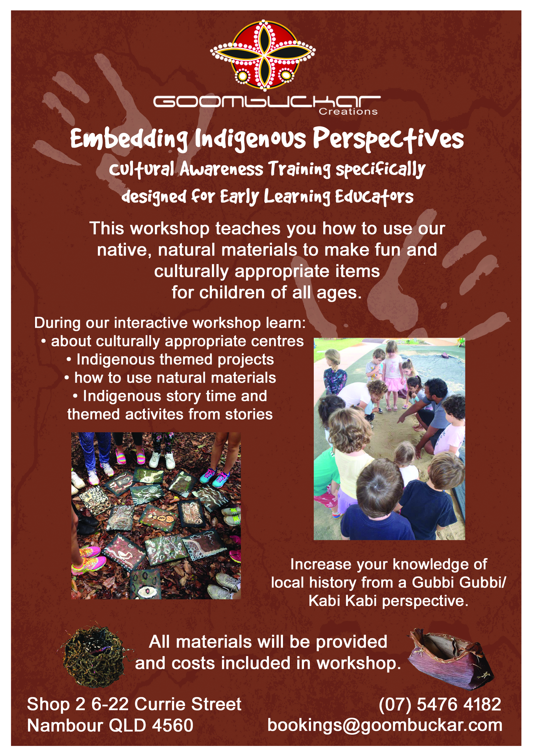 Cultural Awareness Early Learning (embedding Indigenous perspectives)